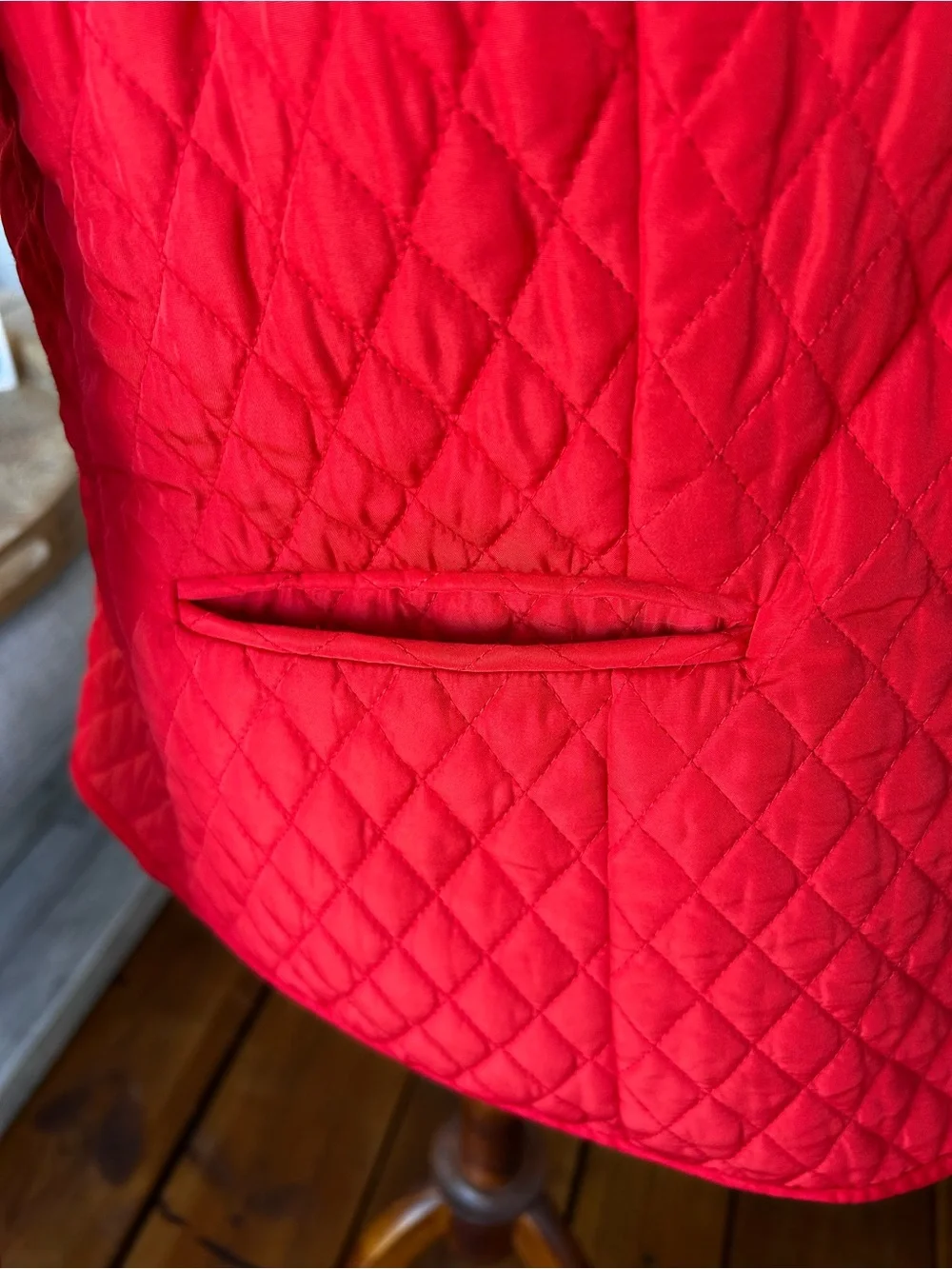 Women’s Norton McNaughton Red Quilted Jacket Size 10 Lightweight Coat
